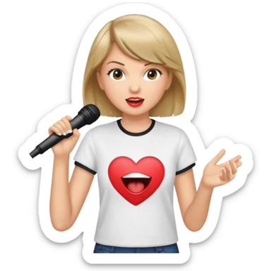 Taylor swift concert sticker