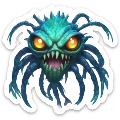 A marvelous yet terrifying creature sticker