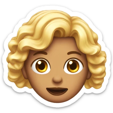 Emoji mit slay nägeln sticker