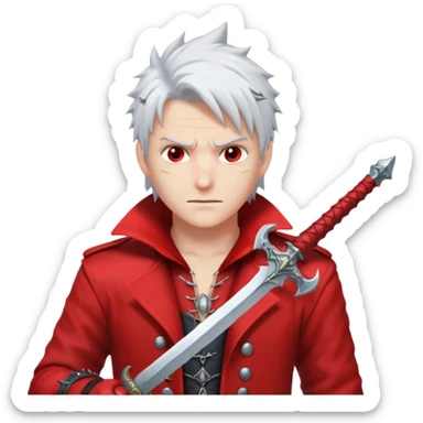 Dante devil may cry sticker