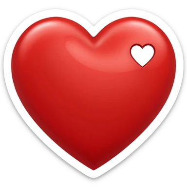 A heart with a k in it sticker