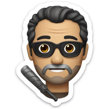 Lucille bat negan sticker