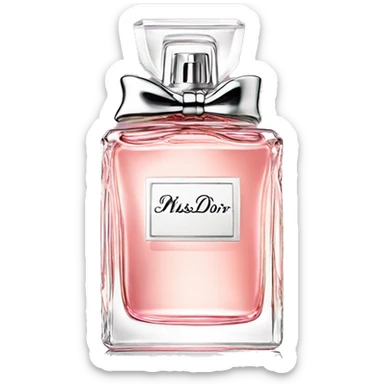 Miss dior perfume sticker