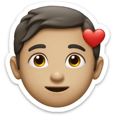 Human give a Kiss  sticker