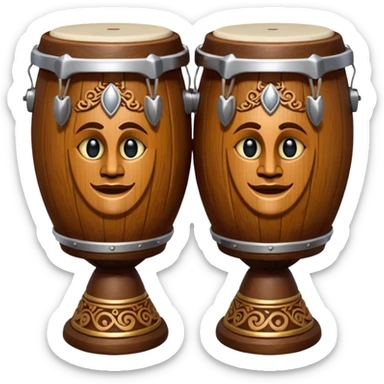 Damaru drums of lord shiva sticker