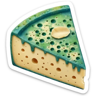 moldy parmesan cheese  sticker
