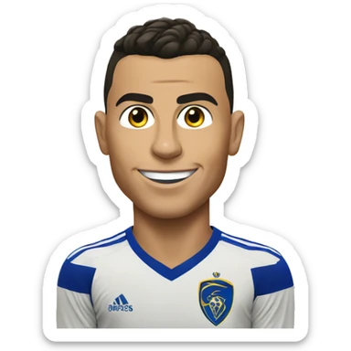 Cristiano Ronaldo at Al Nassr sticker