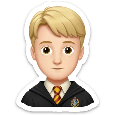 Hugh Mitchell is colin creevey in harry potter, wear hogwarts uniform sticker