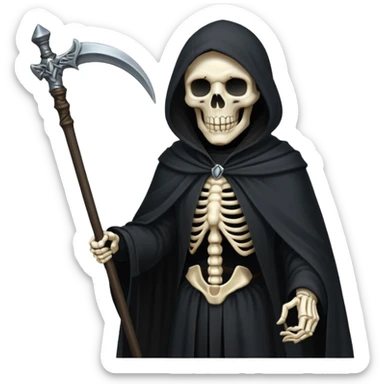 Grim reaper sticker