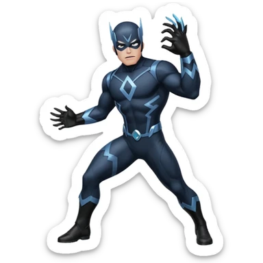 marvel character black bolt sticker
