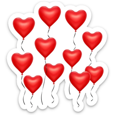 love balloons  sticker