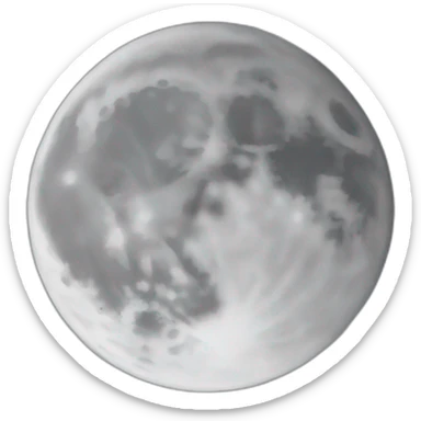 Good night moon sticker