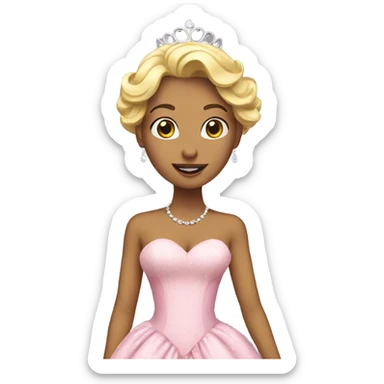princess gown sticker