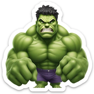 Hulk offering money sticker