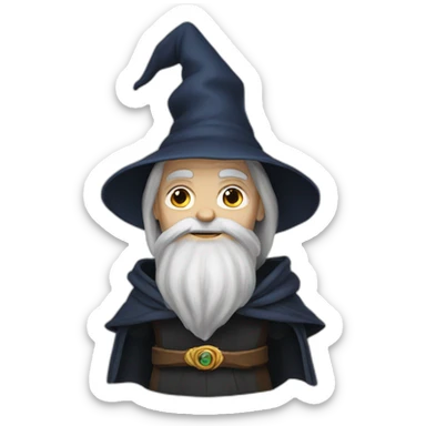 I am a wizard sticker