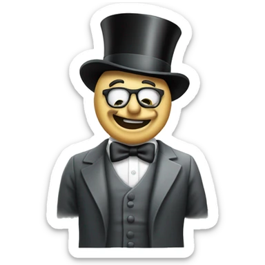 Monopoly man sticker