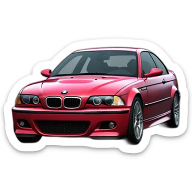 Bmw e46 from nfs most wanted sticker