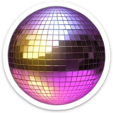 disco ball sticker