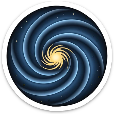 A dark star of dark energy  sticker