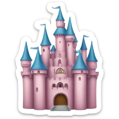 Princess castle sticker