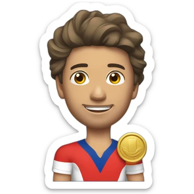 nicolás massú medallas de oro sticker