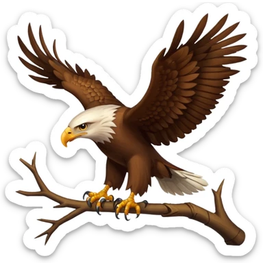 Ruasian eagle sticker