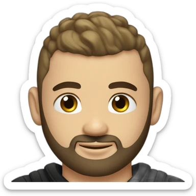 Karim Benzema wearing gold chain and black shirt sticker