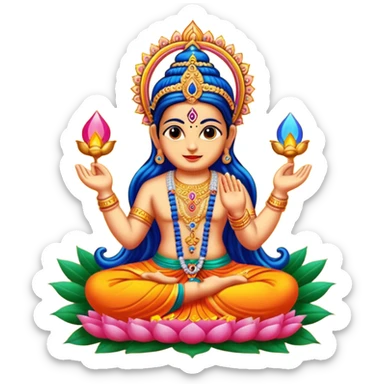 Hindu devotional sticker