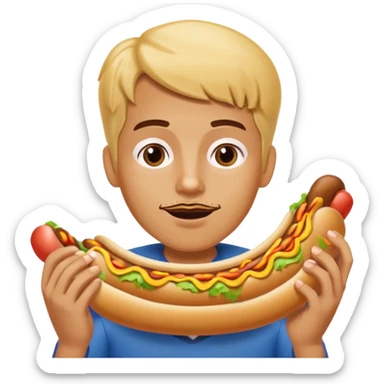 Venezuelan hotdog sticker