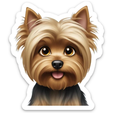 ben the yorkie sticker
