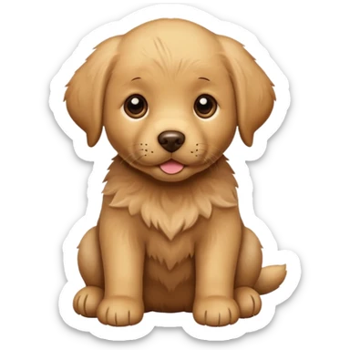 labrador puppy sticker