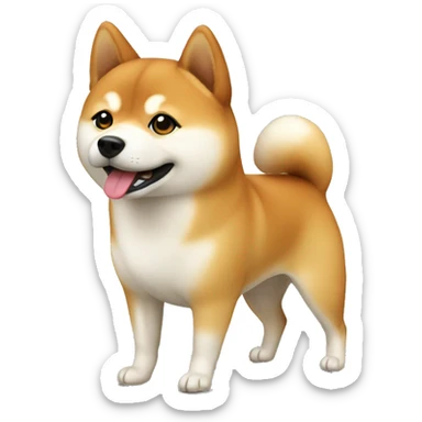 Shiba under th sticker