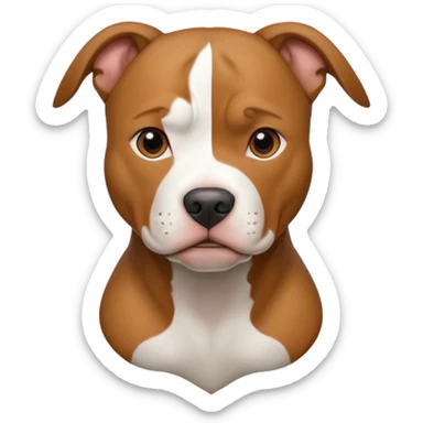 Pitbull dog sticker