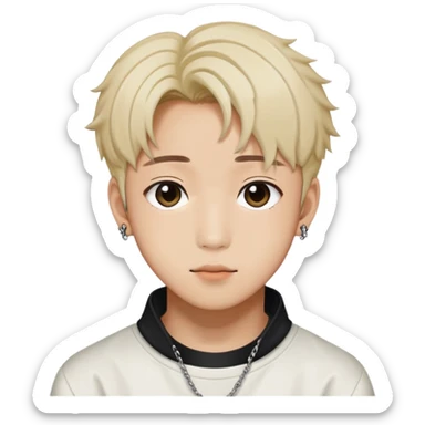 Bang Chan from Stray Kids, K-pop idol sticker