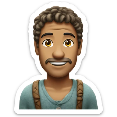 Milo thatch from the movie Atlantis  sticker