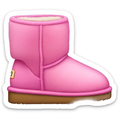 pink mini uggs sticker