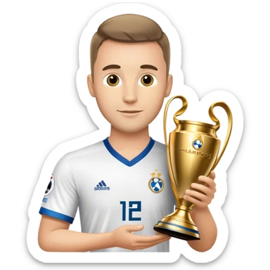 Heiko Westermann witch Champions League trophy sticker