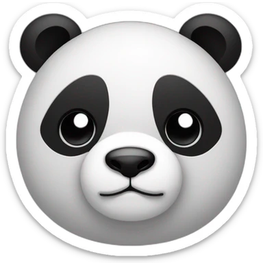 Panda  molesto sticker