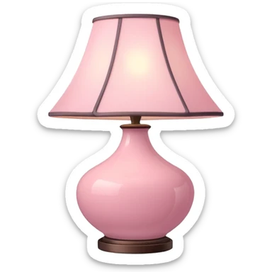 Lâmpada pastel pink sticker