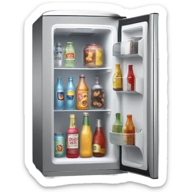 Mini fridge sticker