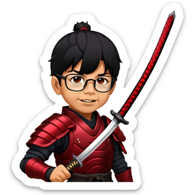 Fierce Samurai sticker