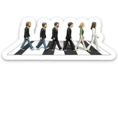 abbey road sticker
