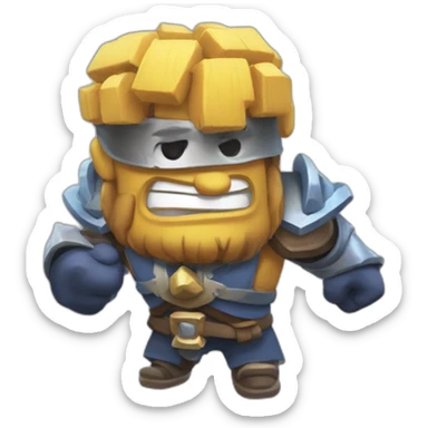 Clash royale heheheha sticker