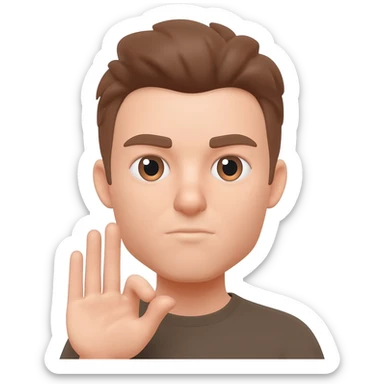 Emoji gesturing oral sex sticker