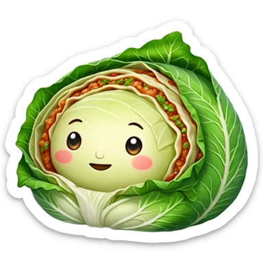 Cabbage roll sticker