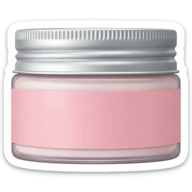 Face cream sticker