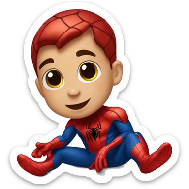 baby spiderman sticker