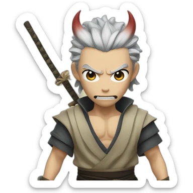 Inosuke demon slayer sticker