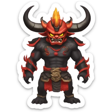 Demonio Japonés Oni en Twitter Twemoji 14.0 sticker