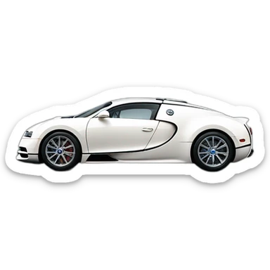 Bugatti car sticker